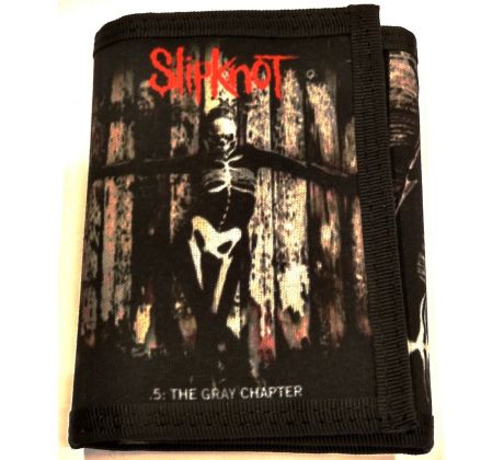 Slipknot - 5: The Gray Chapter (wallet/ peňaženka) CDAQUARIUS.COM Rock Shop