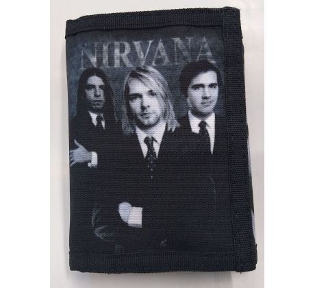 Nirvana - Band (wallet/ peňaženka) CDAQUARIUS.COM Rock Shop