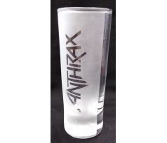 Anthrax (shot glass/ poldecák) CDAQUARIUS.COM Rock Shop