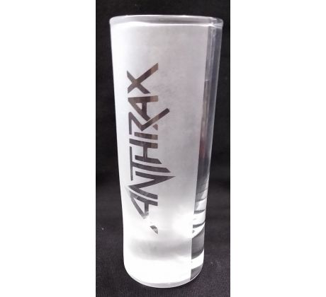 Anthrax (shot glass/ poldecák) CDAQUARIUS.COM Rock Shop