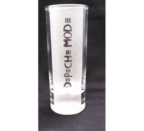 Depeche Mode (shot glass/ poldecák) CDAQUARIUS.COM Rock Shop