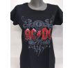 Dámske tričko AC/DC - Black Ice Lightning (Women´s t-shirt)