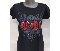 Dámske tričko AC/DC - Black Ice Lightning (Women´s t-shirt)