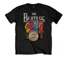 tričko Beatles - Sgt. Pepper´s (Black t-shirt)