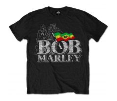 merch tričko Marley Bob – Distress Logo (t-shirt)
