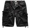 SURPLUS Vintage Shorts Washed BLACK (kapsáče krátke) I CDAQUARIUS.COM