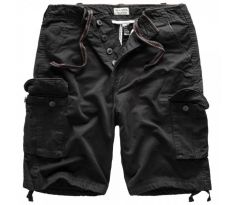 SURPLUS Vintage Shorts Washed BLACK (kapsáče krátke) I CDAQUARIUS.COM