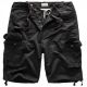 SURPLUS Vintage Shorts Washed BLACK (kapsáče krátke) I CDAQUARIUS.COM