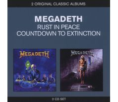 Megadeth - Rust In Peace + Countdown To Extinction (2CD) audio CD album