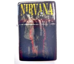 Nirvana - BW Band & Yellow Logo (lighter)