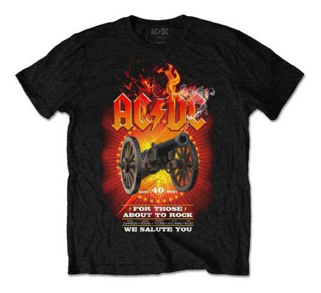 Tričko AC/DC - FTATR 40th Flaming (t-shirt)