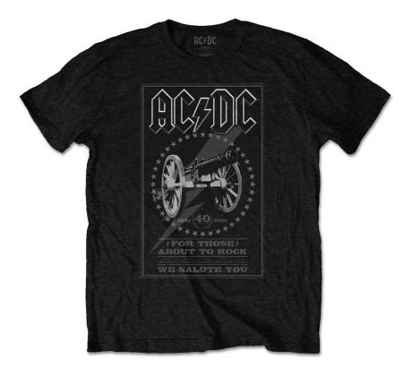 Tričko AC/DC - FTATR 40th Monochrome (t-shirt)