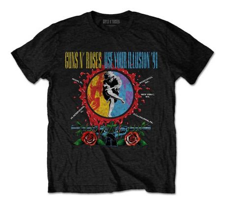 Tričko Guns N Roses - UYI Circle Splat (t-shirt)