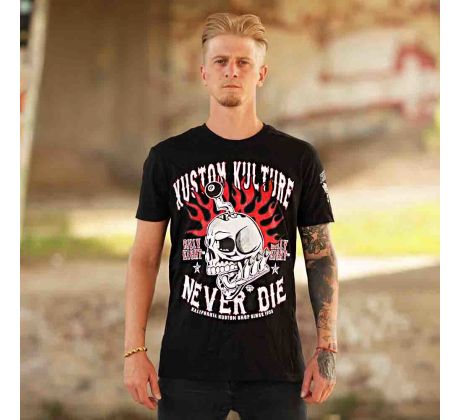 tričko Billy Eight Kustom Kulture Never Die (men´s t-shirt) I CDAQUARIUS.COM Rock Shop