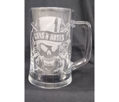 Guns N Roses (Beer mug glass)