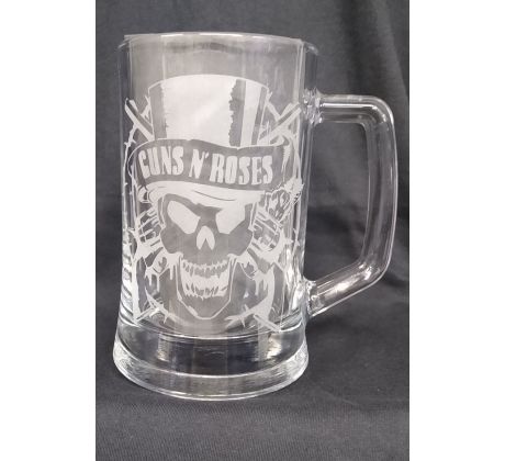 Guns N Roses (Beer mug glass)
