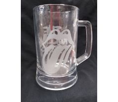 Rolling Stones - Tongue (Beer mug glass)