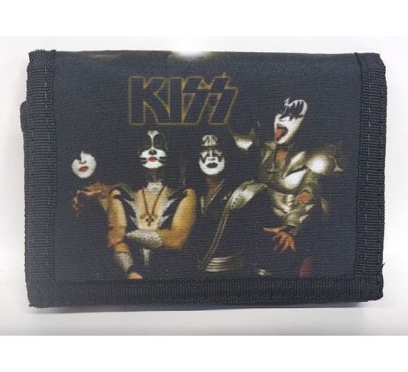 KISS - KISS - Band Black (wallet/ peňaženka) CDAQUARIUS.COM Rock Shop