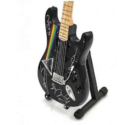 Mini Gitara Pink Floyd - Tribute - DSOM signature (mini guitar)