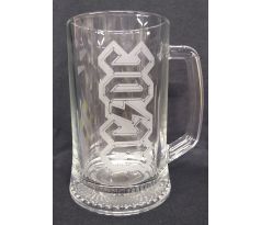 Pivný krígeľ AC/DC - Typical Logo (Beer mug glass)