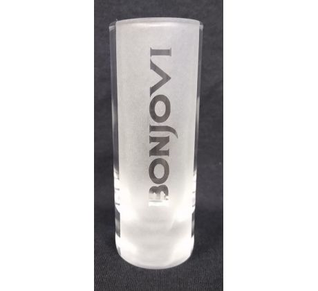 Bon Jovi (shot glass/ poldecák) CDAQUARIUS.COM Rock Shop