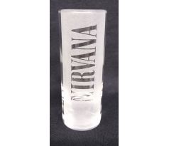Nirvana (shot glass/ poldecák) CDAQUARIUS.COM Rock Shop