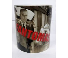 FUNÉS LOUIS DE- Fantomas B&W Mix Colour Logo (mug/ hrnček)