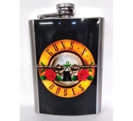 GUNS N ROSES - Bullet Logo (Nerezová ploskačka)