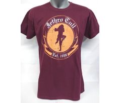 Tričko Jethro Tull - Official / Burgundy (t-shirt)