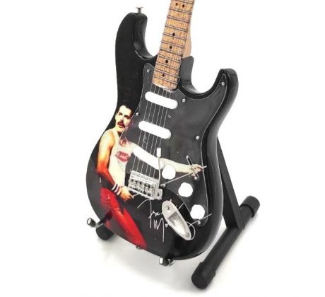 Mini Gitara QUEEN - Freddy Mercury /black/(mini guitar)