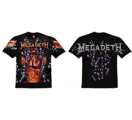 tričko MEGADETH - Fullprint Hangar 18 Theme (t-shirt)