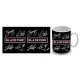 BLACKPINK - Logo & Signature /mug/ hrnček) I CDAQUARIUS.COM Rock Shop