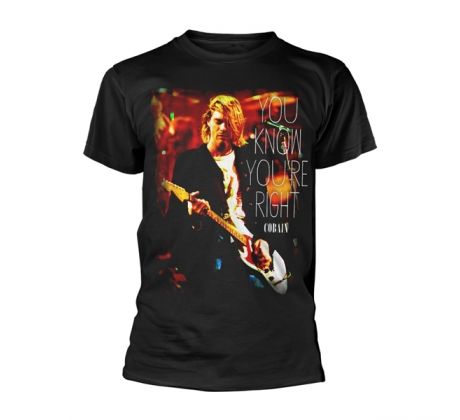 Nirvana -  Kurt Cobain - You Know You're Right (t-shirt)