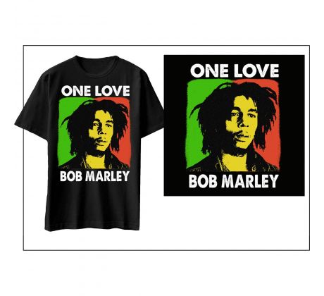 tričko Marley Bob - One Love (t-shirt)