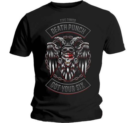 tričko Five Finger Death Punch - Biker Badge (t-shirt)