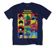 tričko Beatles - Yellow Submarine (Navy Blue t-shirt)