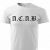 A.C.A.B. - Biele tričko, čierny nápis ACAB (men´s t-shirt)