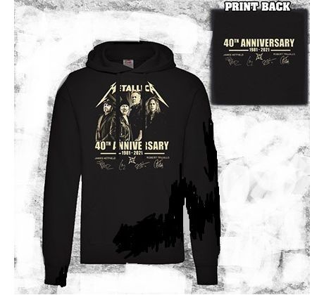 Metallica - 40th Anniversary Band (Hoodie)