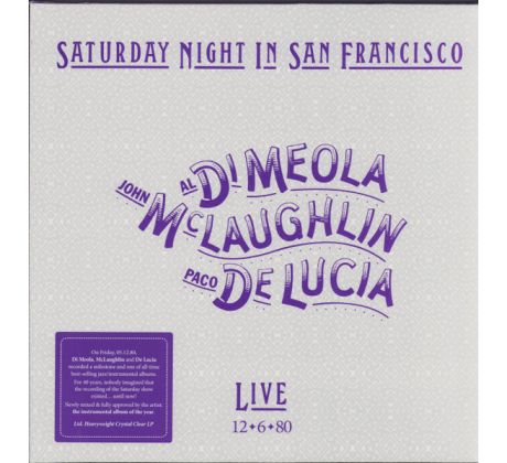 Al Di Meola, John McLaughlin, Paco De Lucía - Saturday Night In San Francisco / LP Vinyl