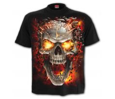 tričko Spiral Skull Blast (men´s t-shirt) I Dark Goth t-shirts