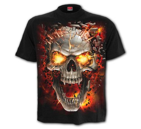 tričko Spiral Skull Blast (men´s t-shirt) I Dark Goth t-shirts