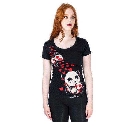 Dámske tričko Cupcake Cult - Voodoo Panda (Women´s t-shirt) Dark Goth Anime T shirts