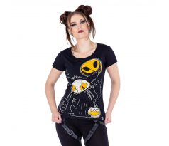 Dámske tričko Cupcake Cult - Spooky Cat Orange (Women´s t-shirt) Dark Goth Anime T shirts