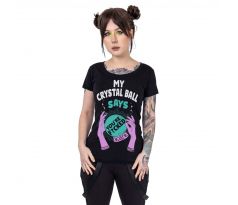 Dámske tričko Cupcake Cult - My Crystal Ball (Women´s t-shirt) Dark Goth Anime T shirts