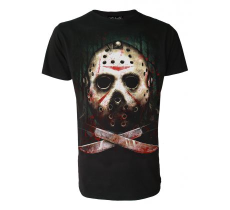 tričko Darkside Jason (men´s t-shirt) Dark Goth Anime T shirts