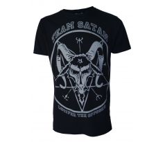 tričko Darkside Satan Goats Head (men´s t-shirt) Dark Goth Anime T shirts