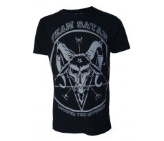 tričko Darkside Satan Goats Head (men´s t-shirt) Dark Goth Anime T shirts