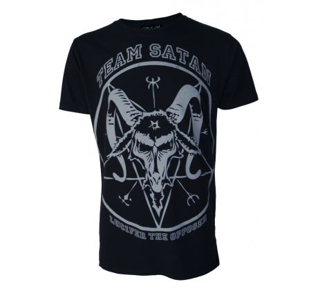 tričko Darkside Satan Goats Head (men´s t-shirt) Dark Goth Anime T shirts