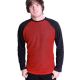 tričko Darkside Black Raglan Red Mesh (men´s t-shirt) Dark Goth Anime T shirts