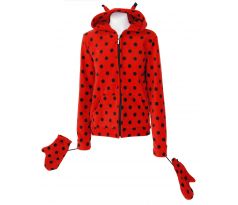 Dámska Mikina Darkside - Fur Ladybird Hood (Women´s hoodie) Dark Goth Anime